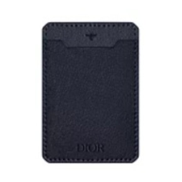 Dior Smartphone Card Holder,Black Leather,Slim Porte-Carte, 3.5x2.5 in-Boxed-NEW - Picture 4 of 9